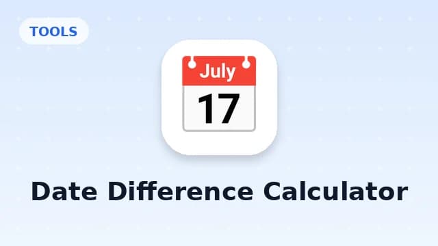 Date Difference Calculator