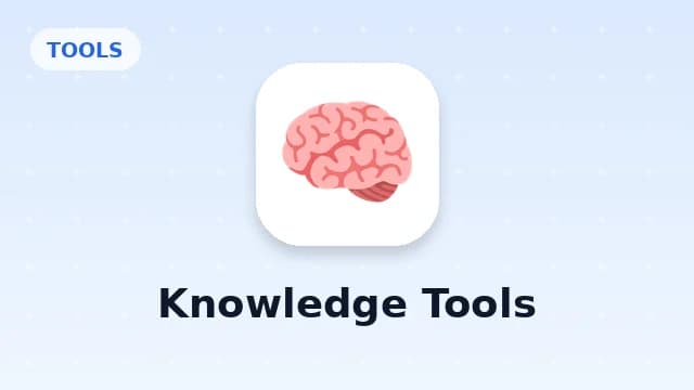 Knowledge Tools