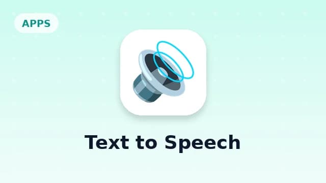 Text to Speech
