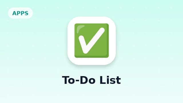 To-Do List