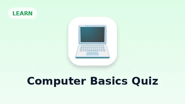 Computer Basics Quiz