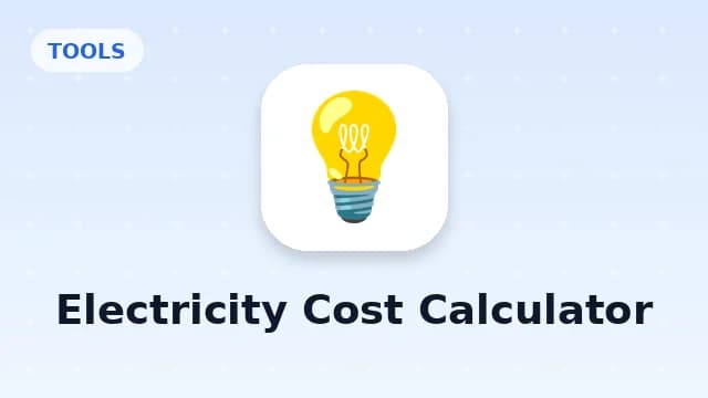 Electricity Cost Calculator