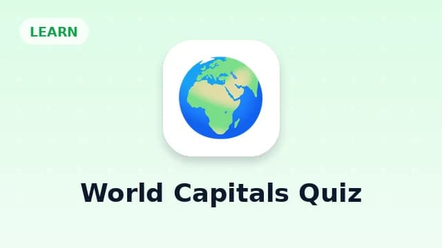 World Capitals Quiz