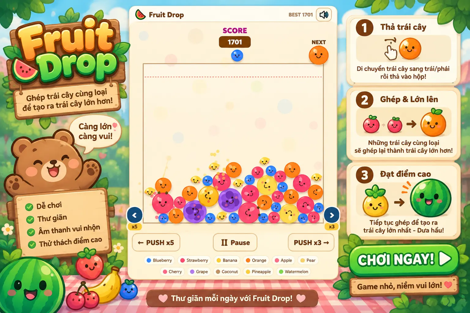 Egg Drop Match game